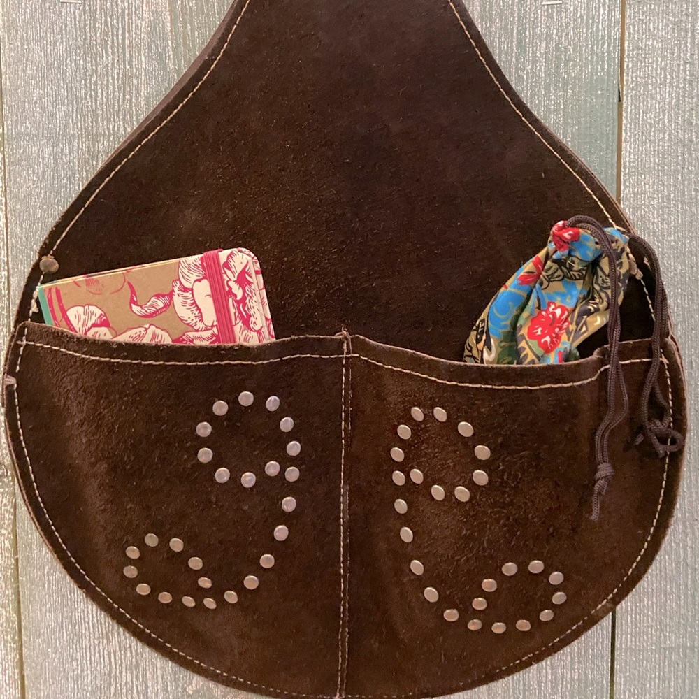 Retro Unique handmade suede purse